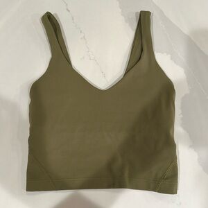 Lululemon tank size 0 green